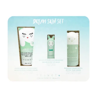 Dream Detox Gift Set - Coconut hand cream, apple lip balm and purifying clay face mask