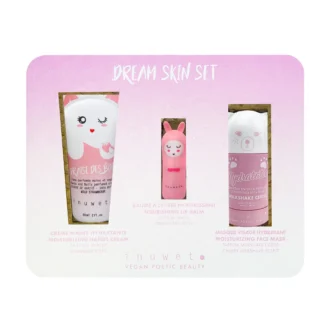 Dream Hydration Gift Set - Wild Strawberry Hand Cream, Strawberry Lip Balm, and Hydrating Clay Face Mask