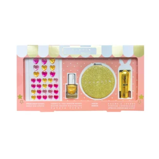 Gold Glitter Gift Set - Cheesecake and Papaya